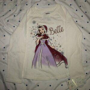 Jumping Beans Disney Beauty & the Beast Winter Belle Toddler Long Sleeve Shirt